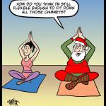 Flexible-Santa-Yoga-Class