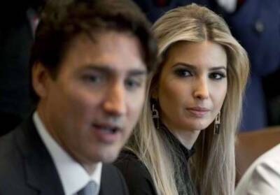 Justin Trudeau and Ivanka Trump