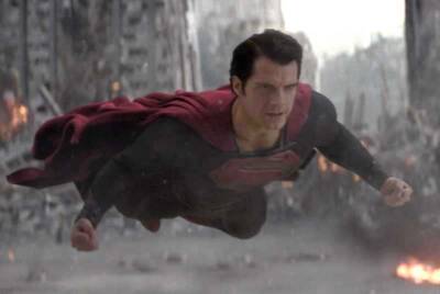 superpowers: Henry Cavill as Superman in Man of Steel 2013