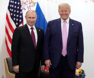 Putin and Trump, first day back